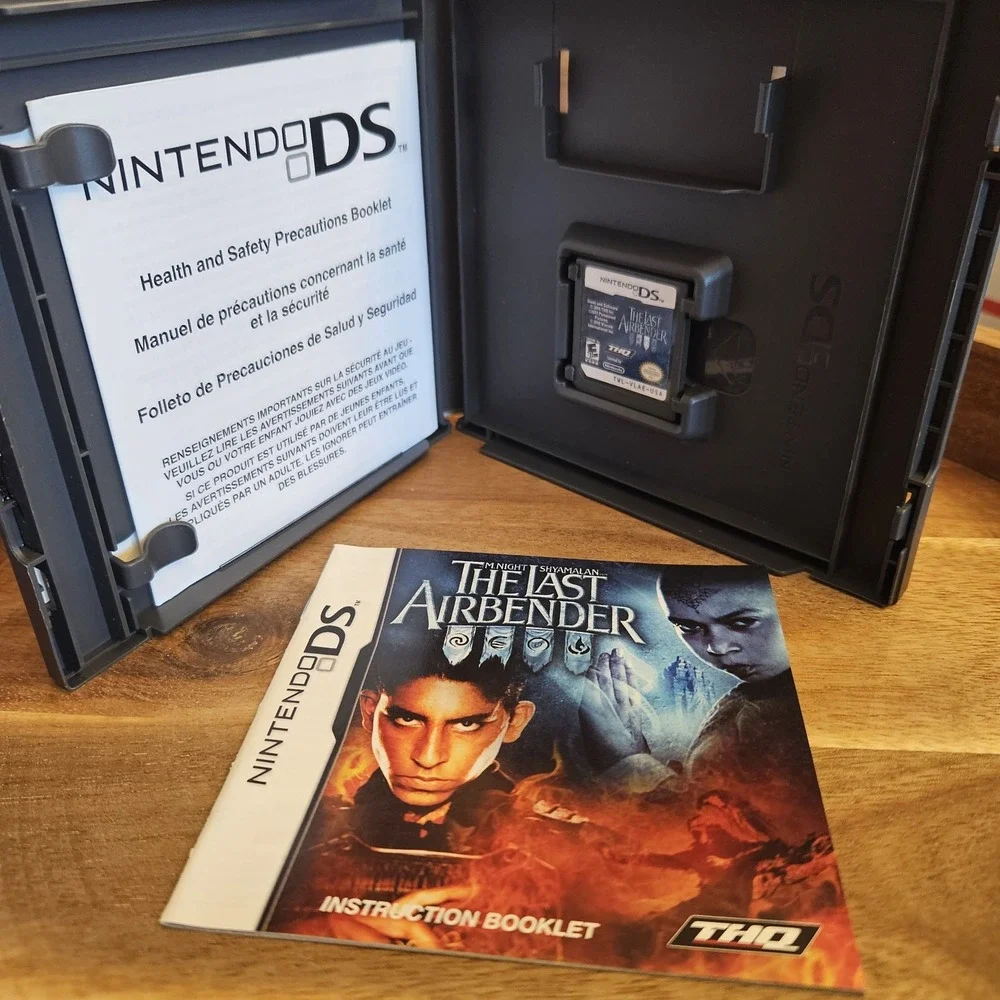 The Last Airbender Nintendo DS 2010 CIB Game Case Manual Tested Working